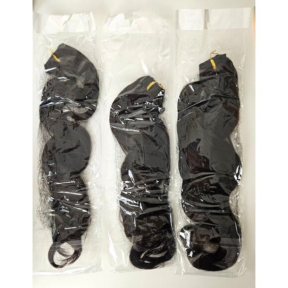 Vigorous Womens 7 Pcs Long Wavy Clip-In Hair Extensions Dark Brown 20 Inch D279 - Picture 8 of 10